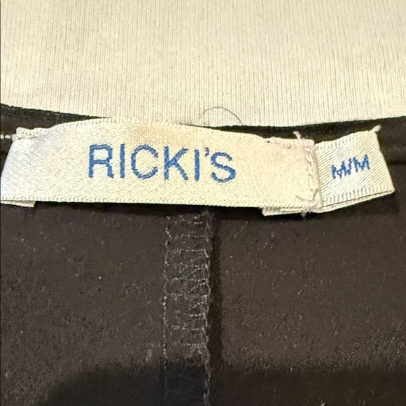 Ricki's Blouse, Abstract Blue and Black, Women's Top Size M - Picture 8 of 9